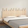vidaXL T&ecirc;te de lit murale 204x3x80 cm Bois massif de pin