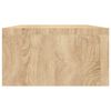 vidaXL Support de moniteur Ch&ecirc;ne Sonoma 100 x 24 x 13 cm Agglom&eacute;r&eacute;
