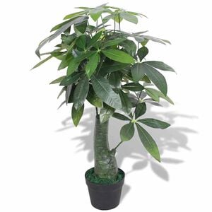 vidaXL Arbre de la fortune artificiel avec pot 85 cm Vert