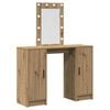 vidaXL Table de Toilette Marron 102 x 33 x 135 cm Bois d'ing&eacute;nierie