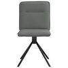 vidaXL Chaises &agrave; manger lot de 4 gris fonc&eacute; tissu