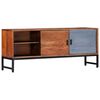 vidaXL Meuble TV 120x30x49 cm Bois d'acacia massif