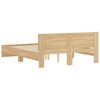 vidaXL Cadre de lit sans matelas ch&ecirc;ne sonoma 150x200 cm