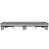 vidaXL Cadre de lit sans matelas sonoma gris 120x200 cm
