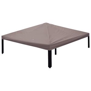 vidaXL Housse de Gazebo Taupe 300 x 300 cm Polyester et Acier