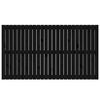 vidaXL T&ecirc;te de lit murale Noir 159,5x3x90 cm Bois massif de pin