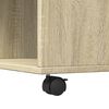 vidaXL Table basse ch&ecirc;ne sonoma 80x80x40 cm bois d'ing&eacute;nierie