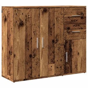 vidaXL Buffet vieux bois 91x29,5x75 cm bois d'ing&eacute;nierie
