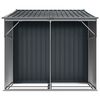 vidaXL Abri de jardin anthracite 277x192,5x179 cm acier galvanis&eacute;