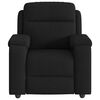 vidaXL Fauteuil de massage inclinable Noir Tissu
