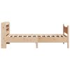 vidaXL Cadre de lit avec t&ecirc;te de lit 75x190 cm bois de pin massif