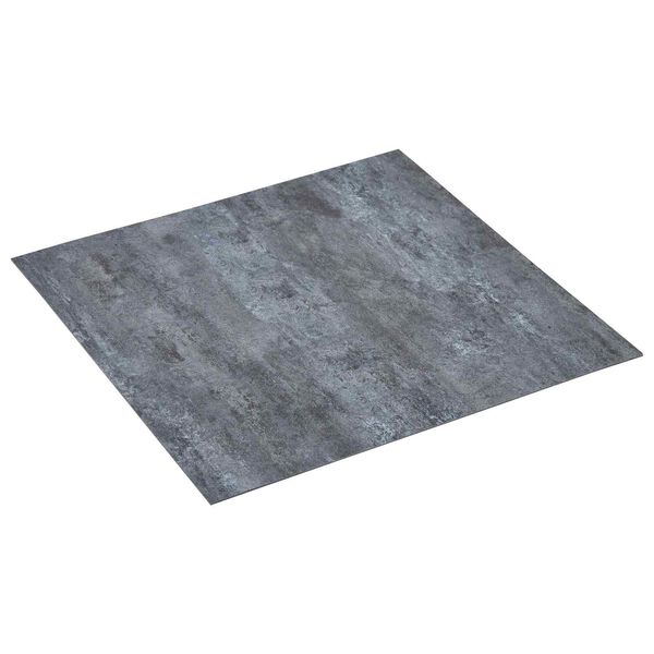 vidaXL Planches de sol 55 pcs Gris 5,11 m&sup2; PVC
