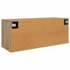 vidaXL Meuble TV mural Ch&ecirc;ne artisanal 100 x 34,5 x 40 cm
