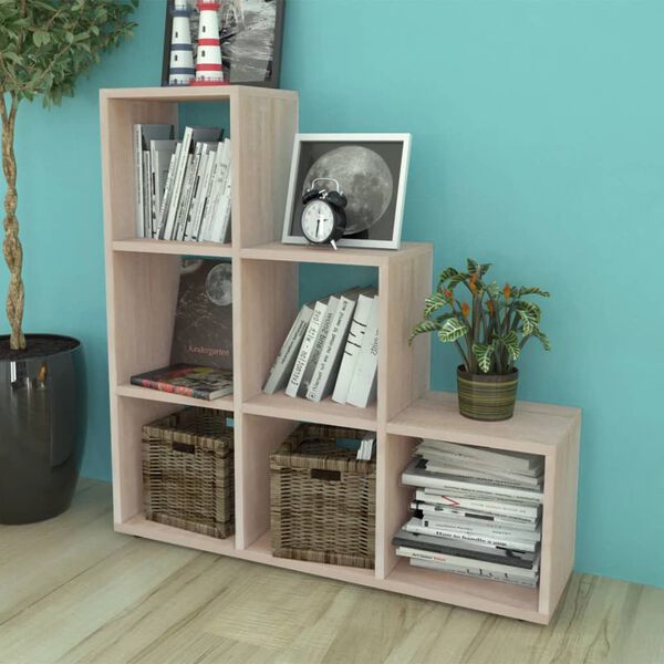 vidaXL Biblioth&egrave;que/&eacute;tag&egrave;re 107 cm Couleur de ch&ecirc;ne
