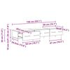 vidaXL Meuble TV Ch&ecirc;ne noir 150 x 36 x 30 cm Bois d'ing&eacute;nierie