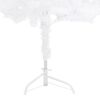 vidaXL Sapin de No&euml;l artificiel d'angle Blanc 240 cm PVC