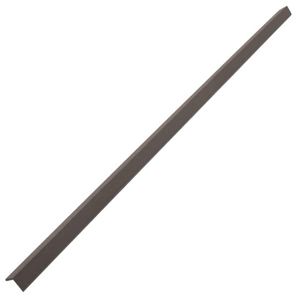 vidaXL Corni&egrave;re de terrasse 5 pcs WPC 170 cm Marron fonc&eacute;