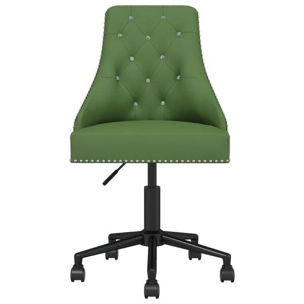 vidaXL Chaises pivotantes &agrave; manger lot de 4 Vert fonc&eacute; Velours