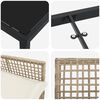 vidaXL Ensemble de salle &agrave; manger pour jardin 7 pcs Beige polyrotin