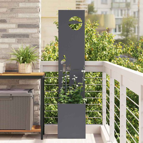 vidaXL &Eacute;cran de confidentialit&eacute; de jardin Anthracite 32 x 140 cm