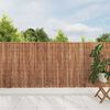 vidaXL Cl&ocirc;ture en &eacute;corce Marron 600 x 125 cm &Eacute;corce