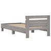 vidaXL Cadre de lit sans matelas avec t&ecirc;te de lit 100x200 cm