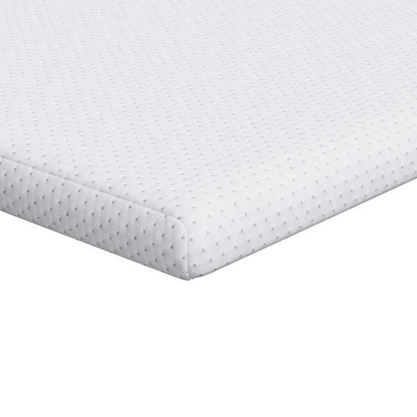vidaXL Surmatelas Blanc 90 x 200 x 6 cm Tissu Jacquard