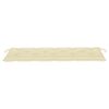 vidaXL Banc de jardin avec coussin blanc cr&egrave;me 150 cm Teck massif
