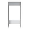 vidaXL Table de bar blanc 51x50x103,5 cm bois d'ing&eacute;nierie