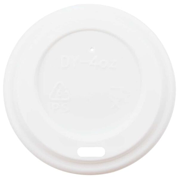 vidaXL Tasses &agrave; caf&eacute; en papier avec couvercles 1000 pcs 4oz 120ml