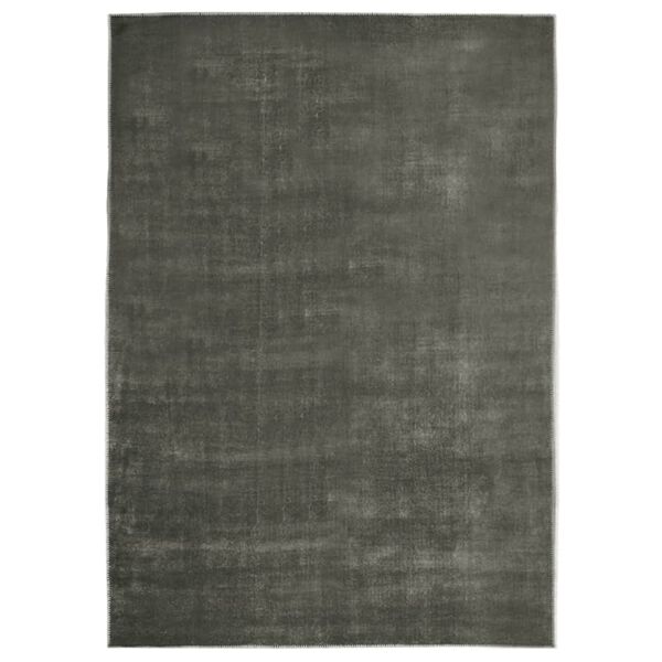 vidaXL Tapis lavable pliable Taupe 200x300 cm Polyester
