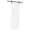 vidaXL Porte coulissante ORKDAL Blanc 83 x 232 cm Bois de pin massif