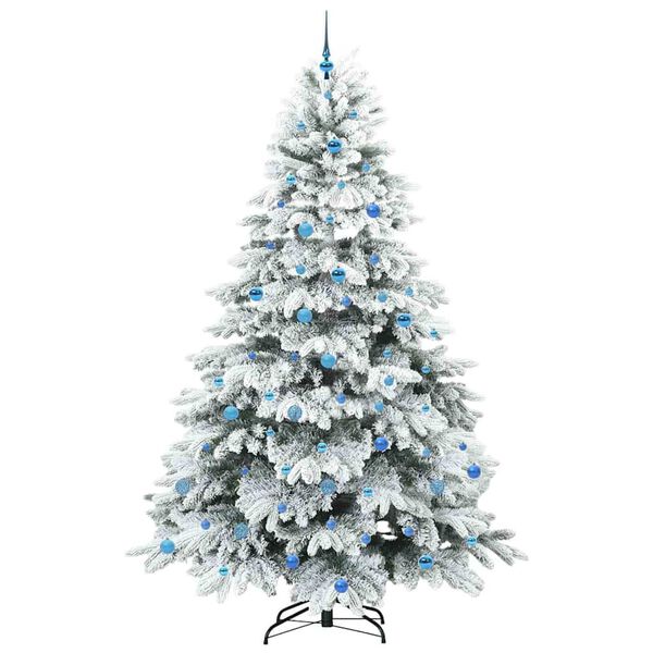 vidaXL Sapin de No&euml;l artificiel avec 300 LED Vert 240 cm PE et PVC