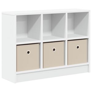 vidaXL Buffet Blanc 73,5 x 22,5 x 53,5 cm