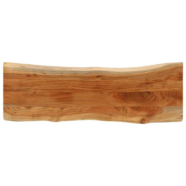 vidaXL Dessus de table 140x40x3,8 cm rectangulaire bois massif acacia