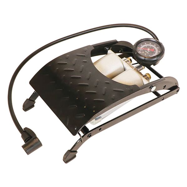 Carpoint Pompe de pneu double cylindre Premium Noir