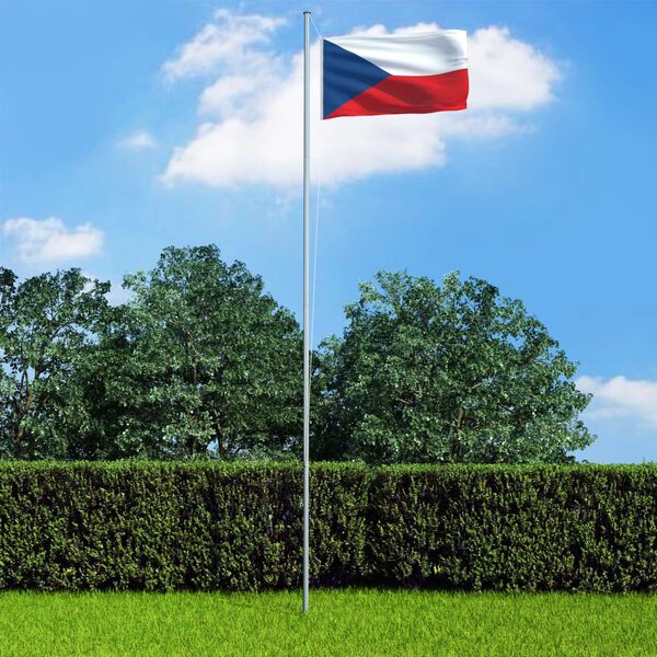 vidaXL Drapeau R&eacute;publique tch&egrave;que 90x150 cm