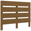 vidaXL T&ecirc;te de lit Marron miel 100x3x80 cm Bois massif de pin