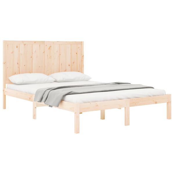 vidaXL Cadre de lit sans matelas 140x200 cm bois massif de pin