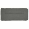 vidaXL T&ecirc;te de lit capitonn&eacute;e Blanc et gris clair 90 cm Pin massif