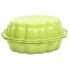 vidaXL Bacs &agrave; sable 2 pcs Vert 77x87x21 cm Plastique