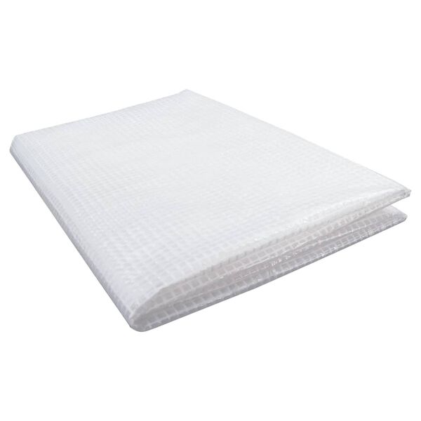vidaXL B&acirc;che de gaze 140 g/m&sup2; 6x10 m Blanc