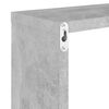 vidaXL &Eacute;tag&egrave;res cube murales 6 pcs Gris b&eacute;ton 30x15x30 cm