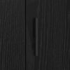 vidaXL Buffet Ch&ecirc;ne noir 40 x 33 x 70 cm Bois d'ing&eacute;nierie