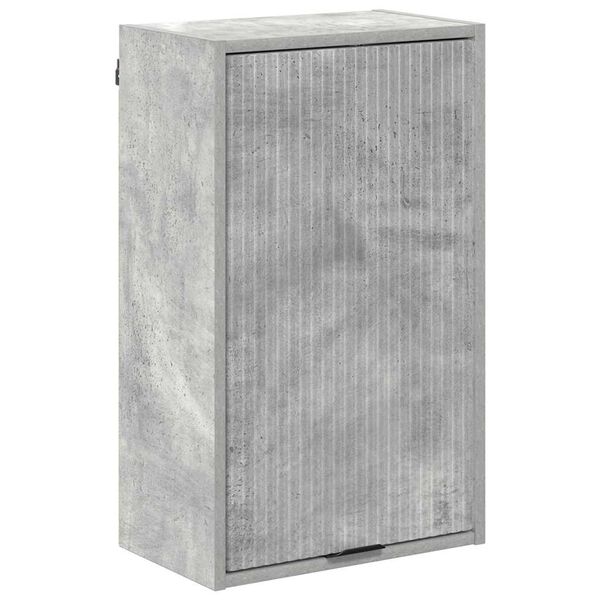 vidaXL Cabinet de salle de bain Gris b&eacute;ton 39 x 23,5 x 65 cm