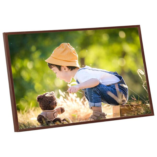 vidaXL Collage de cadres photo 3 pcs de mur table Bronze 70x90 cm MDF