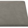 vidaXL Panneaux muraux 12 pcs Gris clair 30x15 cm Velours 0,54 m²