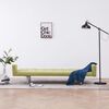 vidaXL Canap&eacute;-lit avec accoudoir Vert Polyester