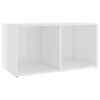vidaXL Ensemble de meubles TV 5 pcs Blanc brillant Bois d'ing&eacute;nierie