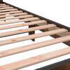 vidaXL Cadre de lit sans matelas ch&ecirc;ne fum&eacute; 90x200 cm